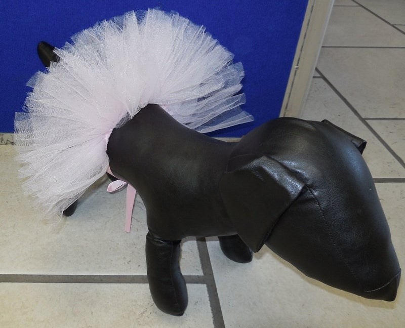 Pawpatu Handcrafted in USA Baby Pink Tulle Tutu for Large Dogs - Image 2